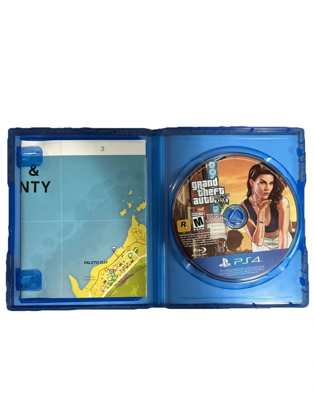 Sony PS4 Grand Theft Auto V - Blue Case
